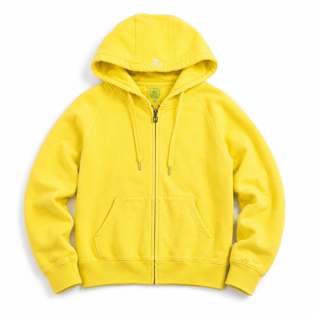 TNA Yellow Full Zip Hoodie Hooded Sweatshirt Women's Small S